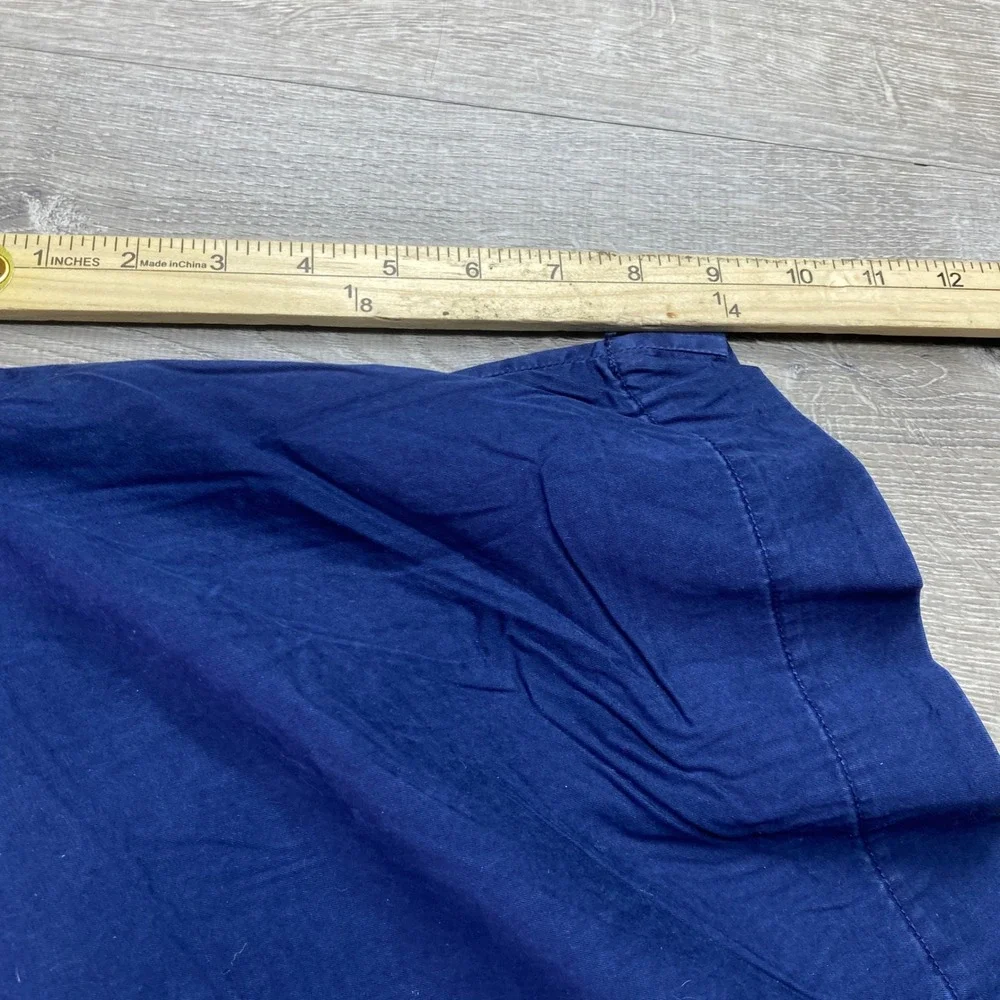 Polo Ralph Lauren Shorts Classic Fit Mens 40 Navy Blue Cotton‎ Chino Flat Front